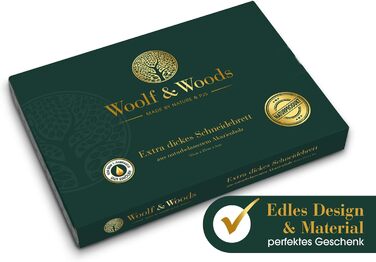 Доска для нарезки из акации 35 х 25 см Woolf & Woods