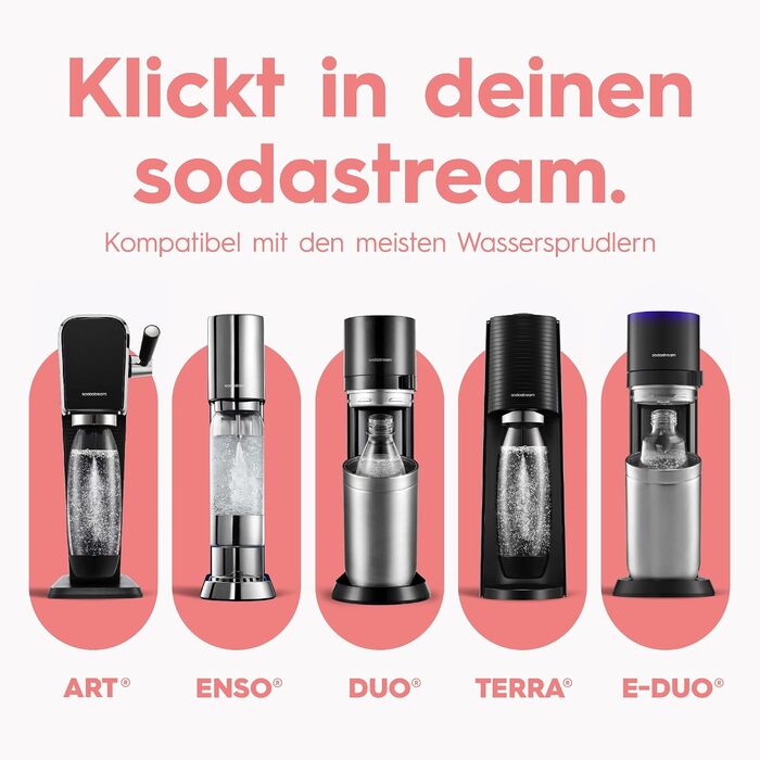 Бутылка для газированной воды 0,9 л, оранжевая Fizz & Go SodaStream