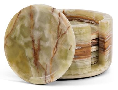 Набір підставок для напоїв з мармуру 6 шт SPESHSTONES