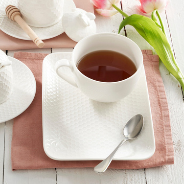 Чашка для чаю з блюдцем La Porcellana Bianca APEREGINA, порцеляна, 12 х 8 см, 300 мл