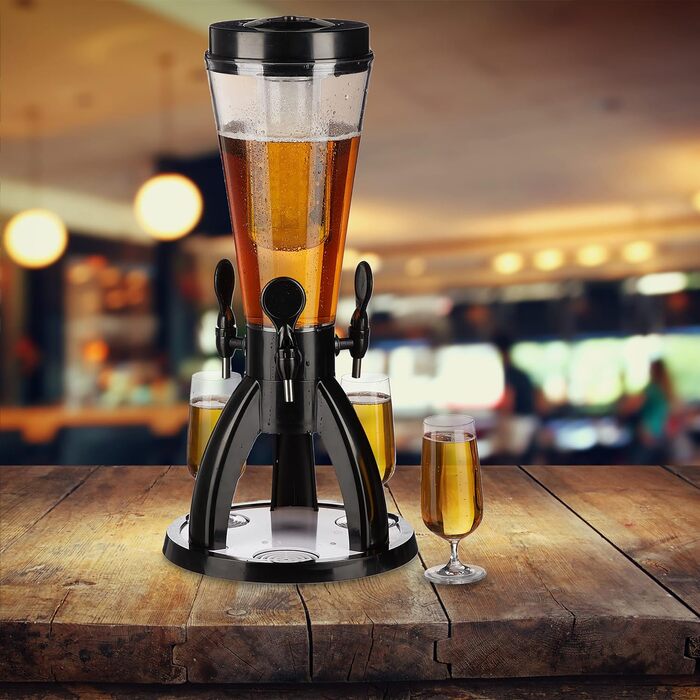 Диспенсер для напоїв з 3 кранами 4 л Relaxdays