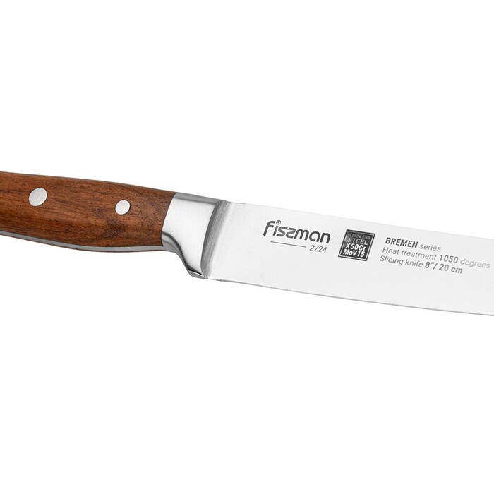 Нож Fissman гастрономический BREMEN 20 см X50CrMoV15 сталь (2724)