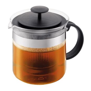 Чайник для заварювання з фільтром, чорний, 1,5 л, Bistro Nouveau Bodum