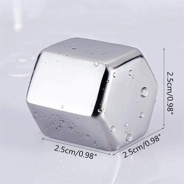 Набір охолоджуючих каменів для віскі з нержавіючої сталі Ulalaza