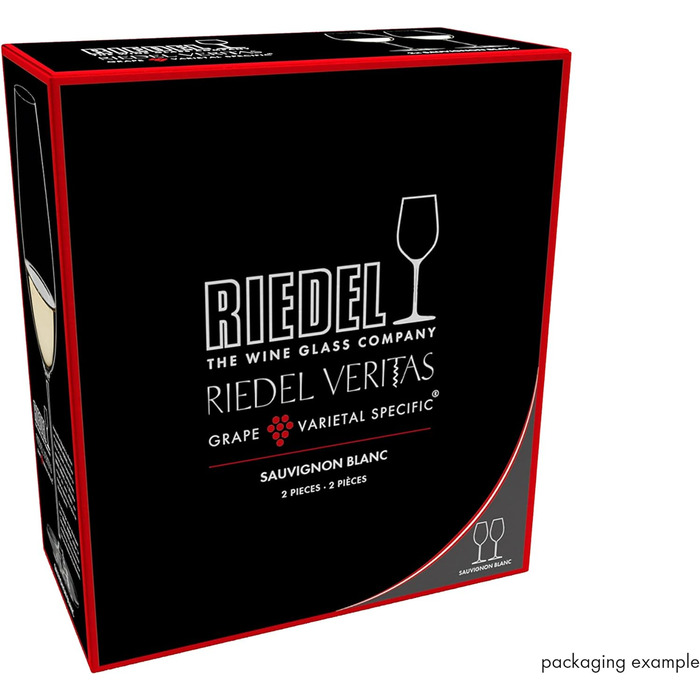 Набор бокалов для красного вина из 2 предметов, хрустальное стекло (Совиньон Блан), 6449/07 Riedel Veritas Old World Pinot Noir