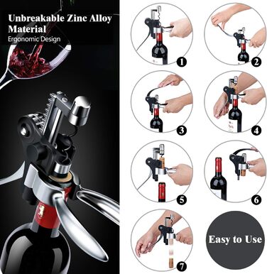 Подарунковий набір для вина 5 предметів TFORT