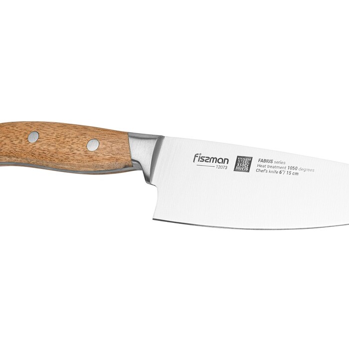 Ніж кухарський Fissman 15 см FABIUS X50CrMoV15 сталь (12073)