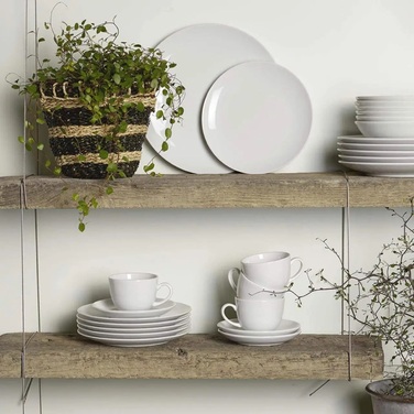 Набор столовой посуды на 6 персон, 30 предметов, белые New Fresh Basic Villeroy & Boch