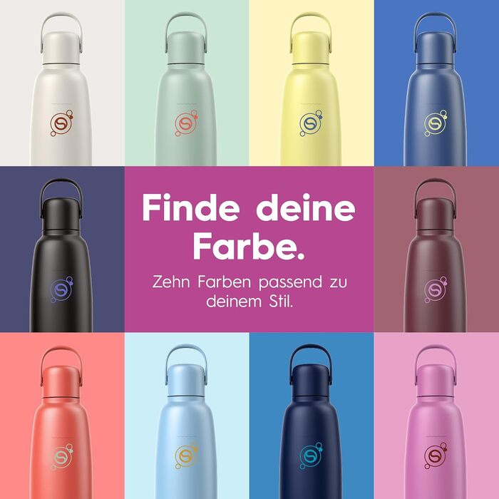 Бутылка для газированной воды 0,9 л, кораллово-красная Fizz & Go SodaStream