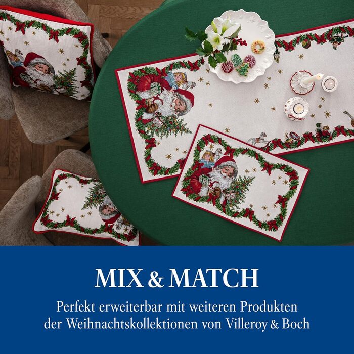 Сервировочная рождественская миска 25 см с фигуркой белки Toy's Fantasy Villeroy & Boch