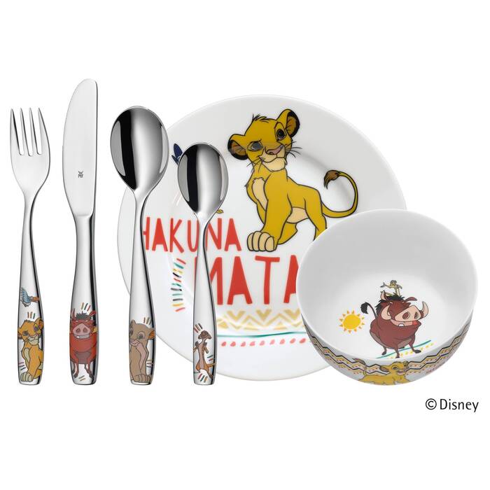 Набір дитячого посуду 6 предметів Lion King WMF