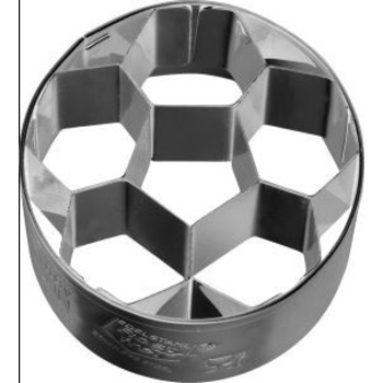 Форма для печенья в виде футбольного мяча маленькая, 4,5 см, RBV Birkmann