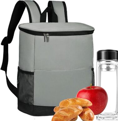 Большой терморюкзак серый Generisch