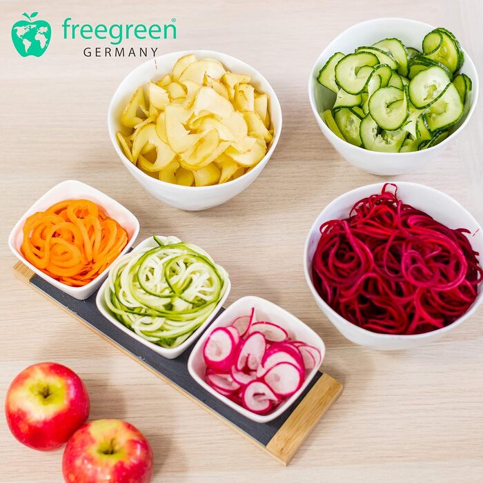 Cпіральна овочерізка з контейнером Freegreen