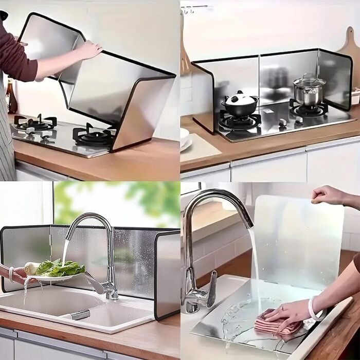 Защита от брызг для плиты 76 х 29 х 30 см BAOSROY