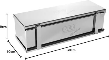 Форма для тостів з нержавіючої сталі з роздільником 30 x 10 x 9 см Lares