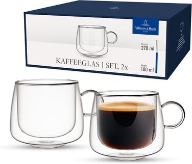 Набір з 2 скляних чашок для кави 0,18 л Artesano Hot & Cold Beverages Villeroy & Boch