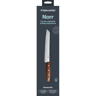 Нож для хлеба Fiskars Norr 23 см (1016480)