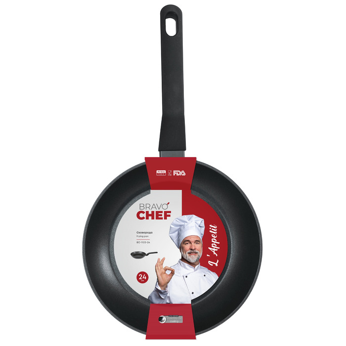 Сковорода Bravo Chef L'Appetit, 24 см. (6909314)