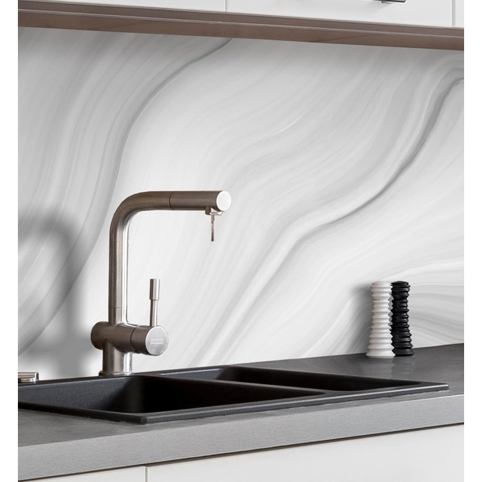 Самоклеящийся кухонный фартук матовый 180 х 60 см MyMaxxi