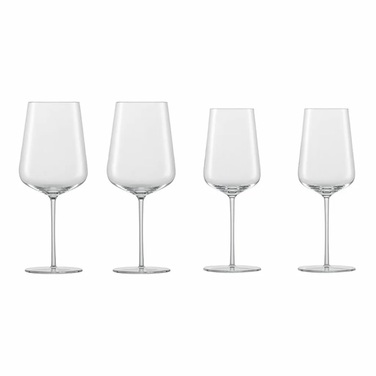 Набір келихів для червоного та білого вина, 4 предмети, Vervino Zwiesel Glas