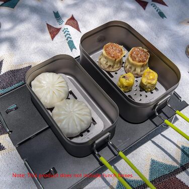 Титановая стойка для мини-пароварки, подходит для приготовления пищи и ланч-бокса iBasingo.