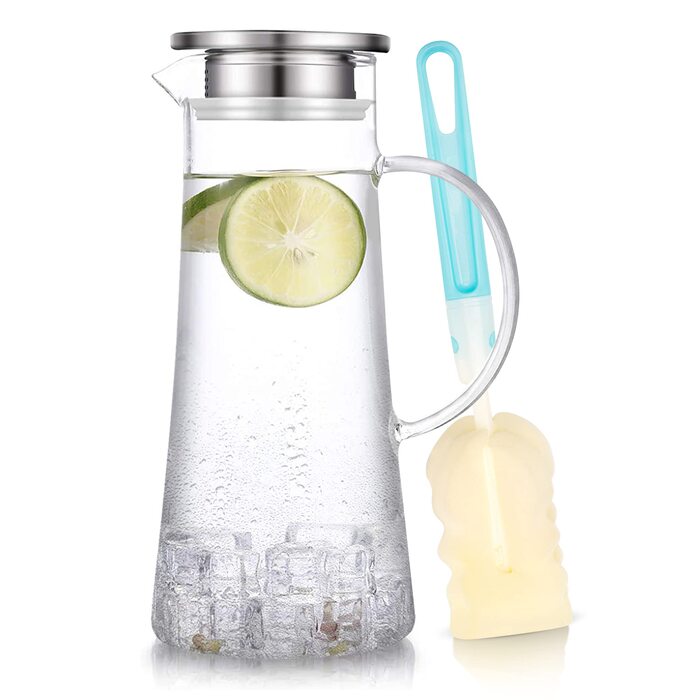 Кувшин с крышкой и щеткой для горячих/холодных напитков 2,1 л SUSTEAS