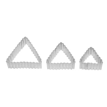 Набір форм для печива у вигляді трикутників, 3 предмета, RBV Birkmann