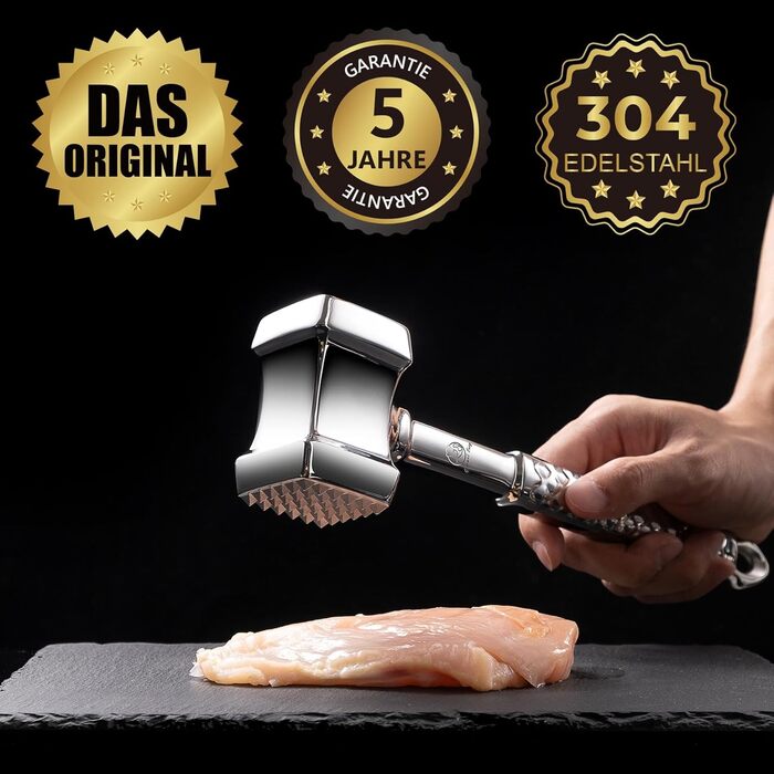 Молоток для м'яса з нержавіючої сталі 29,7 см Gourmet Easy