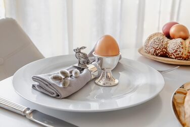 Набір з 2 посріблених підставок для яєць 5 см Classo EDZARD