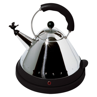 Чайник електричний 1,5 л чорний / металік Electric kettle Alessi