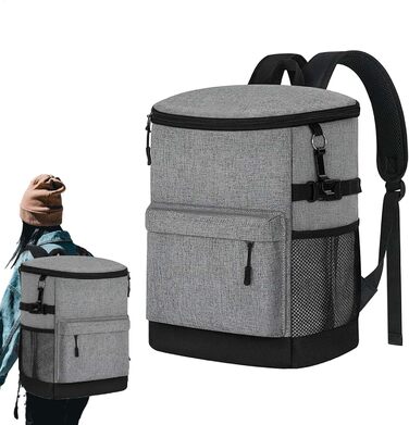 Терморюкзак 17 л сірий Dtaigou