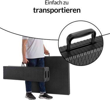 Стіл для кемпінгу 183 х 76 х 74 см Casaria