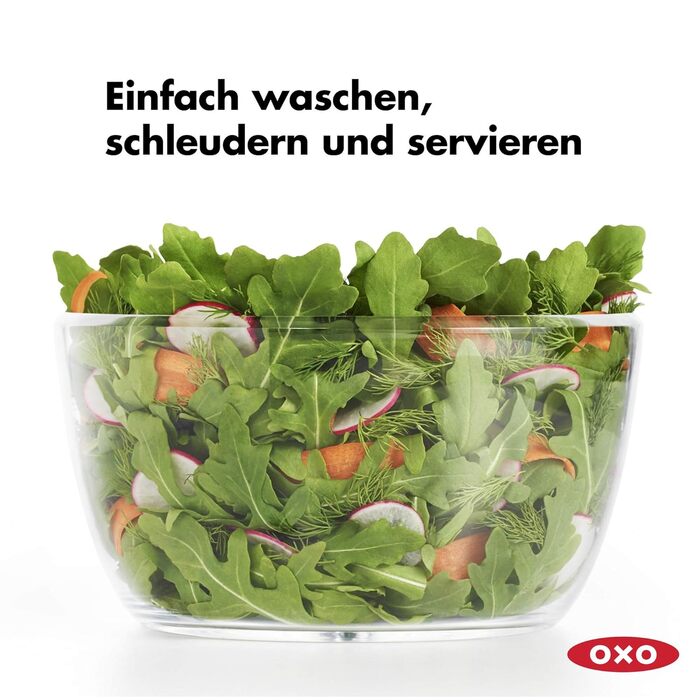 Сушарка для салату маленька 2,7 л з кришкою OXO