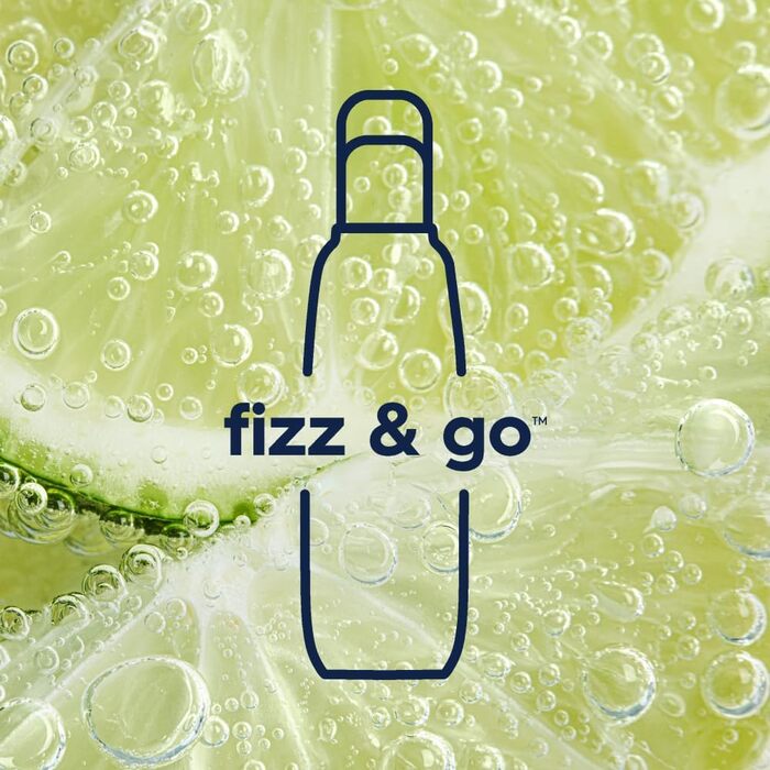 Бутылка для газированной воды 0,9 л, зеленая Fizz & Go SodaStream