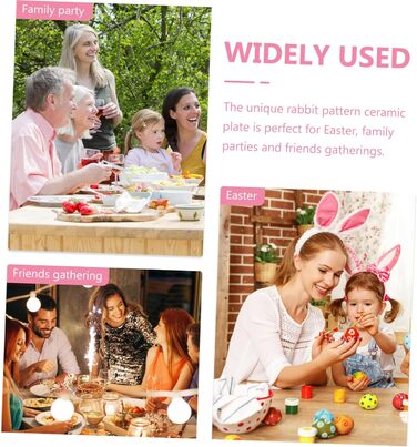 Керамическая тарелка с кроликом 28 см FUNOMOCYA
