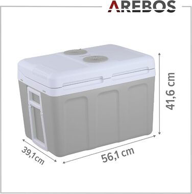 Автохолодильник 40 л чорний Arebos