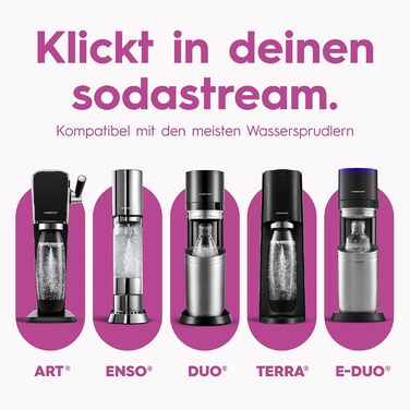 Бутылка для газированной воды 0,9 л, кораллово-красная Fizz & Go SodaStream