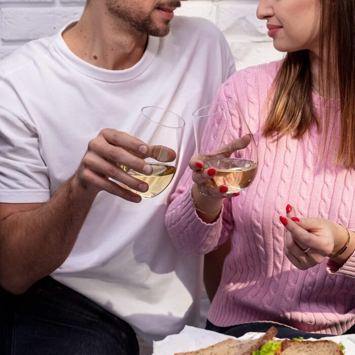 Набір безніжкових келихів для білого вина 6 шт 500 мл Krosno