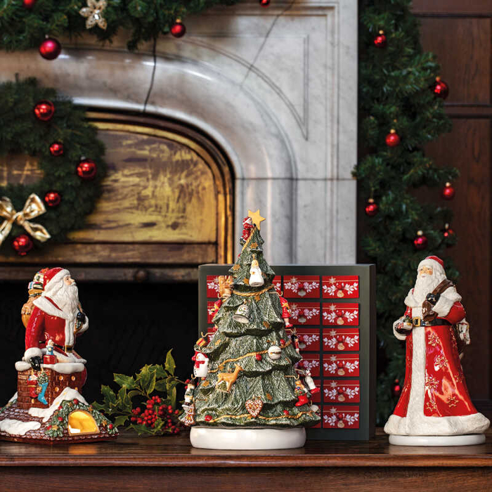 Декорація новорічна Санта на даху 32 см Christmas Toys Memory Villeroy & Boch