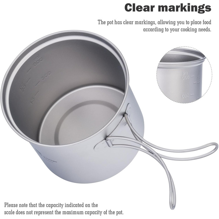 Набор производной посуды для кемпинга 500 и 1000 мл iBasingo