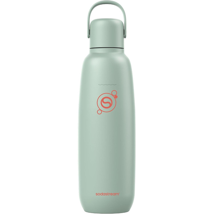 Бутылка для газированной воды 0,9 л, зеленая Fizz & Go SodaStream
