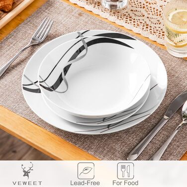 Набір посуду з 18 предметів на 6 осіб VEWEET