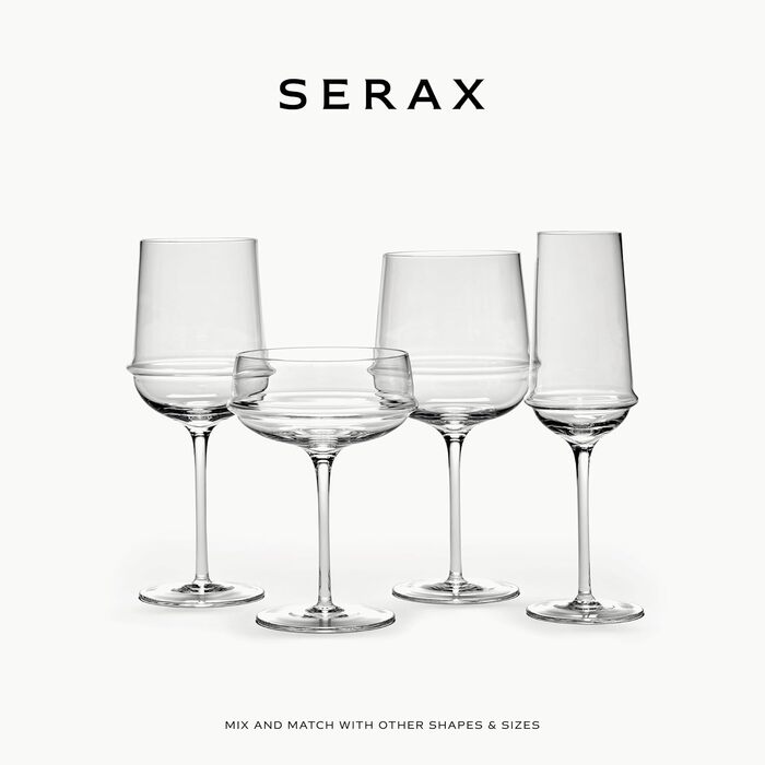 Елегантні келихи для білого вина 4 шт 400 мл Serax