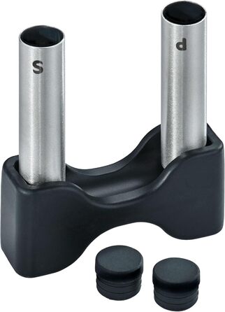 Контейнер для хранения 1 л прямоугольный с разделителем, крышкой и шейкерами для соли и перца FLEXX 2GO Rosle