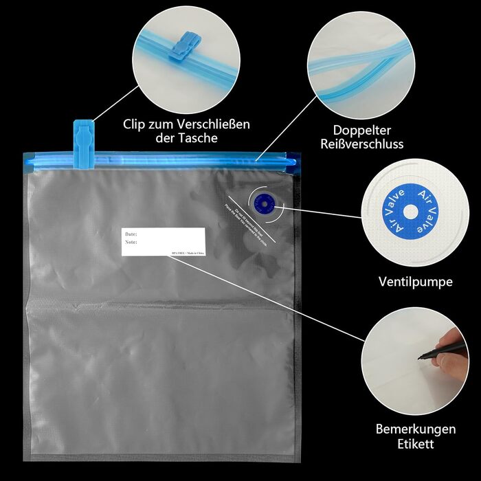 Вакуумные пакеты 25 пакетов 30 x 34 см YOUNTHYE