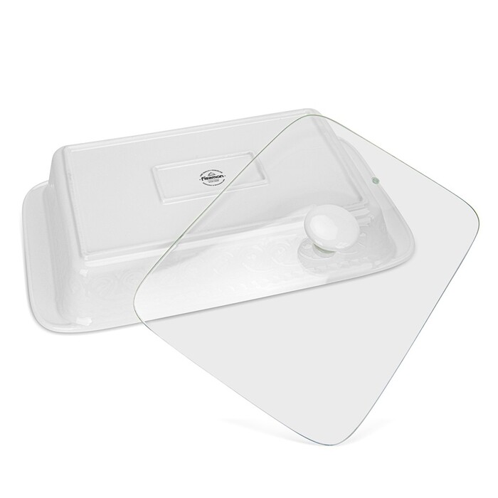 Мармит прямоугольный Fissman PARMIGIANO 367x228x63 см/23 л фарфор (13709)