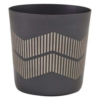 Стакан металлический 420 мл, Metallic Black Lined, GenWare