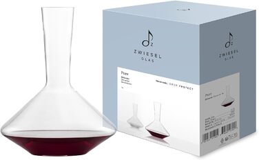 Келих для білого вина Zwiesel Glas Sauvignon Blanc Pure (набір з 2 шт. ), витончені келихи для білого вина, келихи з тритану, які можна мити в посудомийній машині, виготовлені в Німеччині (арт. No 122314) (графин для червоного вина)