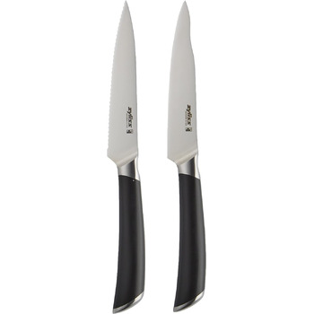 Немецкая нержавеющая сталь, черная ручка, кухонный нож, можно мыть в посудомоечной машине, гарантия 25 лет (набор ножей 2 шт.), 920268 Comfort Pro